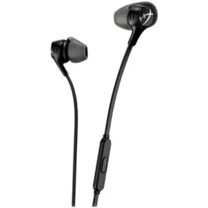 Auriculares earbuds com microfone e Jack 3.5mm - Preto