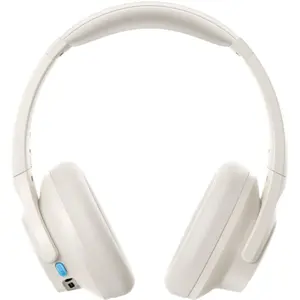 Auscultadores Headphones Over-ear Bluetooth 5.3 + Jack 3.5 AUX c/ microfone - Branco