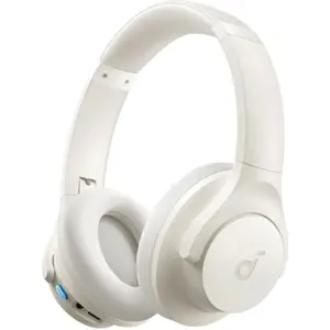 Auscultadores Headphones Over-ear Bluetooth 5.3 + Jack 3.5 AUX c/ microfone - Branco