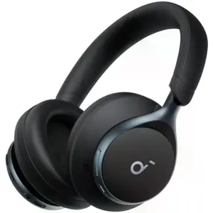 Auscultadores Headphones Over-ear ANC Bluetooth 5.3 + Jack 3.5 AUX c/ microfone - Preto