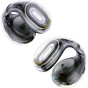 Auriculares Clip-On True Wireless c/ estojo de bateria 470mAh BT5.3 IPX4 - Preto