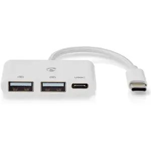 Hub Adaptador USB-C 3 Portas (1x USB-C + 2x USB-A)