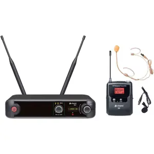 Central de Microfone UHF S/ Fios 1 Canal