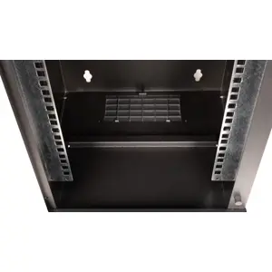 Bastidor de parede, 9U, 300x300mm - Preto