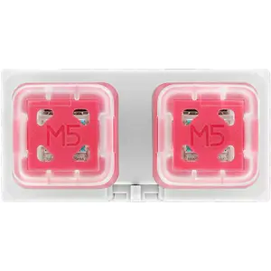 Módulo con 2 botones mecánicos y 2× LEDs programables