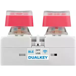 Módulo con 2 botones mecánicos y 2× LEDs programables
