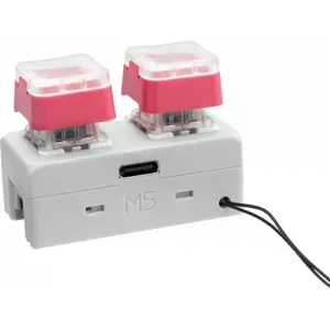 Módulo con 2 botones mecánicos y 2× LEDs programables