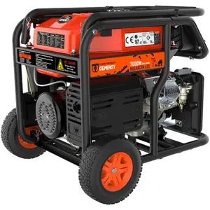 Gerador a gasolina 7000W (6500W) 230V c/ Arranque elétrico Automático ATS (rede)