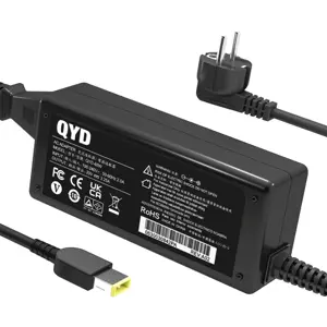 Fonte de alimentação 20VDC 3.25A 65W compatível com Lenovo ThinkCentre