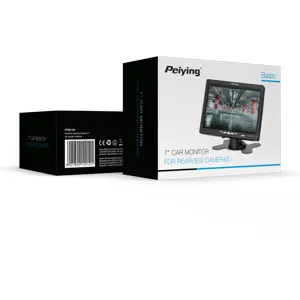 Monitor LCD 7'' 16:9 (480 x 800px) 12 - 24 Vdc
