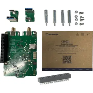 Placa HAT+ 4G LTE Cat 4 para Raspberry Pi 4/5 c/ USB-C, Nano-SIM e 2×SMA