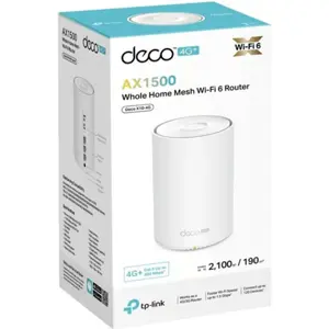 Router 4G LTE Wi-Fi 6 AX 1500 (1 unidad) [190m²]