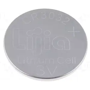 Pilha de lítio CR3032 3.0V 500mAh