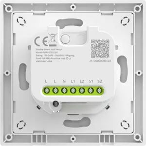 Interruptor de parede inteligente duplo (2 Gang) Zigbee 110-240V~ 10A