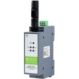 Conversor Serial RS485 <-> WIFI / Ethernet 10/100Mbps c/ Modbus e MQTT - p/ calha DIN
