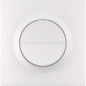 Interruptor de parede inteligente duplo (2 Gang) Zigbee 100-240V~ 8A (sem Neutro)