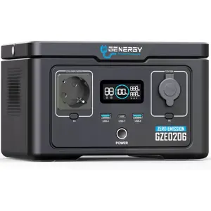 Power Station 256Wh 600W com MPPT e UPS