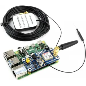 Placa HAT de comunicação móvel (GSM/GPRS 2G) com GPS e Bluetooth para Raspberry Pi