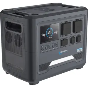 Power Station 1024Wh 1800W com MPPT e Carregador Wireless Removível