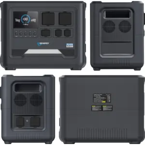 Power Station 1024Wh 1800W com MPPT e Carregador Wireless Removível