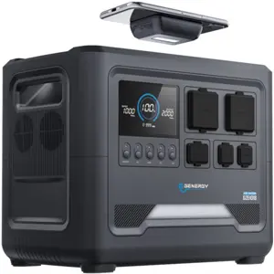 Power Station 1024Wh 1800W com MPPT e Carregador Wireless Removível