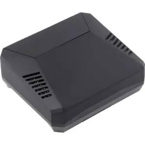 Caixa de alumínio para Raspberry Pi 5 c/ ventoinha e suporte SSD M.2 NVMe