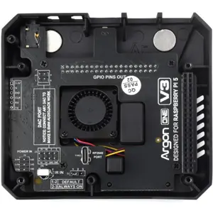 Caixa de alumínio para Raspberry Pi 5 c/ ventoinha PWM
