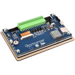 Placa de Desenvolvimento ESP32-S3 com Ecrã Tátil 5'', Wi-Fi, BLE, RS485, CAN, I²C e DI/DO