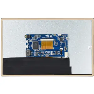 Ecrã Tátil QLED 10.1'' HD (1280×720) HDMI USB c/ OSD e Saída Áudio 3.5mm p/ SBC/PC