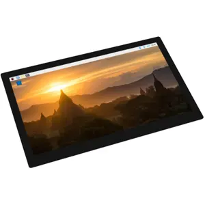 Ecrã Tátil QLED 10.1'' HD (1280×720) HDMI USB c/ OSD e Saída Áudio 3.5mm p/ SBC/PC