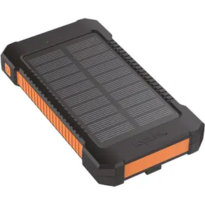 Powerbank Solar 6.000mAh c/ Lanterna LED (2x USB-A + 1x USB-C) 12W - IP65