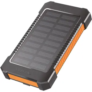 Powerbank Solar 6.000mAh c/ Lanterna LED (2x USB-A + 1x USB-C) 12W - IP65