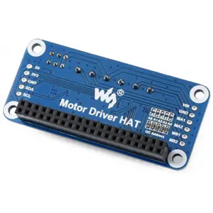 Placa HAT de control de motores DC (6-12V 3A) mediante I²C para Raspberry Pi