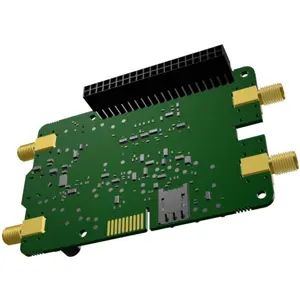 Placa HAT+ 5G (SA/NSA) para Raspberry Pi 4/5 c/ USB 3.0, Nano-SIM e 4×SMA