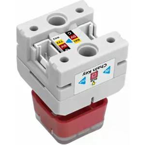 Módulo de botón mecánico con 2x LED programables