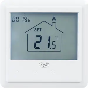 termostato inteligente Wi-Fi de piso radiante / Termoacumuladores 16A (compatível c/ Tuya)