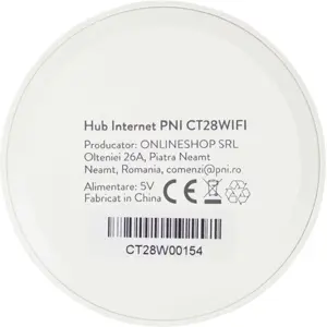 Hub Wi-Fi de gestão remota para sistemas de piso radiante CT28 (até 8 zonas)