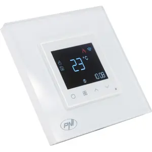 Termostato inteligente WiFi para aquecimentos a Gás - 16A contacto seco (compatível c/ Tuya)