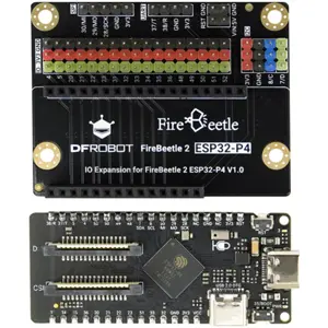 Kit de Desenvolvimento Edge AI FireBeetle 2 ESP32-P4 com Wi-Fi 6, MIPI CSI/DSI e Placa de Expansão IO