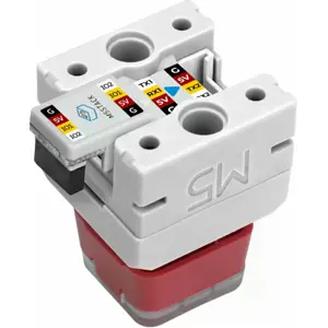 Módulo de botón mecánico con 2x LED programables
