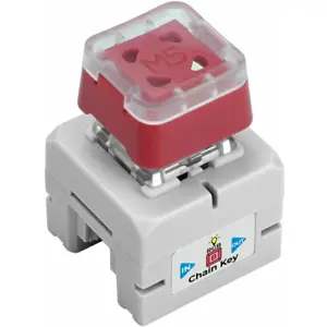 Módulo de botón mecánico con 2x LED programables