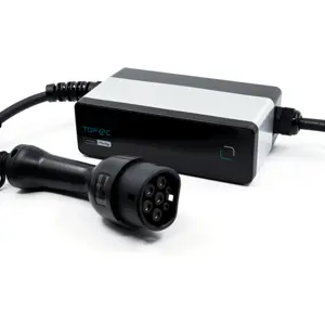Carregador portátil para EV c/ display + Wi-Fi + BT - trifásico 6-16A 11kW - CEE 16A - Tipo 2 - IP65 - 5.6m - Powered by Shelly
