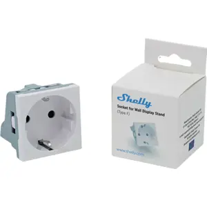 Módulo de toma Schuko 230V 5A para soporte de Wall Display – Blanco