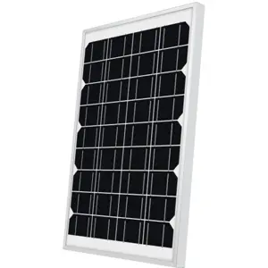 Painel fotovoltaico policristalino 12V (17.6V) 0.57A 10W - 340×232mm