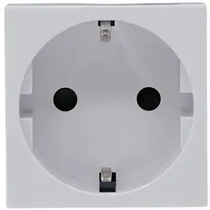 Módulo de toma Schuko 230V 5A para soporte de Wall Display – Blanco