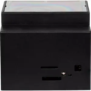 Caixa de calha DIN para Raspberry Pi 4 - Preta