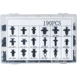 Kit de molas rebite de fixação em plástico (190 und.)