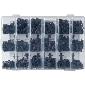 Kit de molas rebite de fixação em plástico (190 und.)