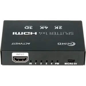 Repartidor de HDMI (1 in - 4 out) Full HD 1080p 3D 4K