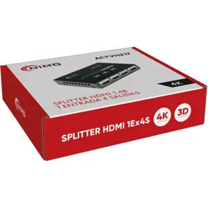 Repartidor de HDMI (1 in - 4 out) Full HD 1080p 3D 4K